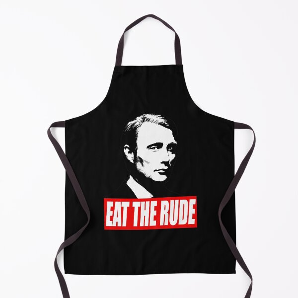 Item preview, Eat The Rude - Hannibal Dark Background designed and sold by viiesrahlim.