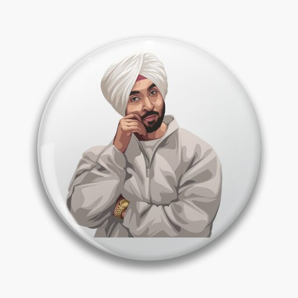 Item preview, diljit dosanjh animated design sticker designed and sold by meetart15.