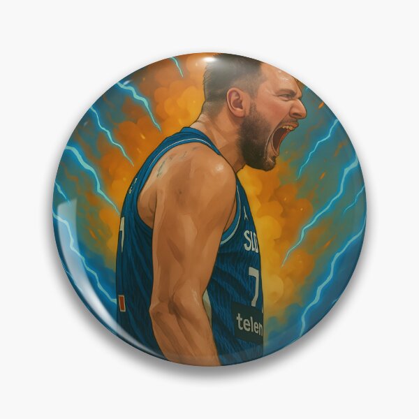 Item preview, Luca Doncic Slovenia Eurobasket Cup 2025 Awesome Art designed and sold by ecdato.