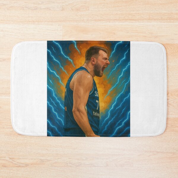 Item preview, Luca Doncic Slovenia Eurobasket Cup 2025 Awesome Art designed and sold by ecdato.