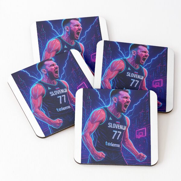 Aperçu de l'œuvre Affiche de supporter de Luka Doncic pour Slovenia Art créée et vendue par ecdato.