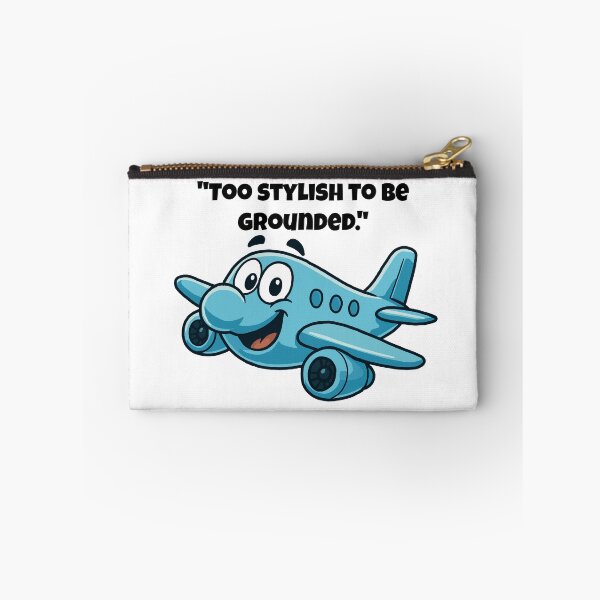 Item preview, Too Stylish to Stay Grounded – Cool Cartoon Airplane Illustration designed and sold by Latitude 1°N.
