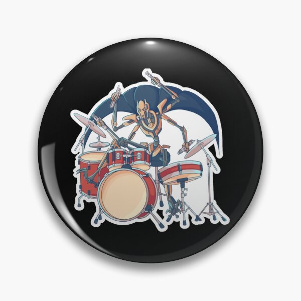 Item preview,  General Grievous Plays The Drums designed and sold by GeneAdams5.