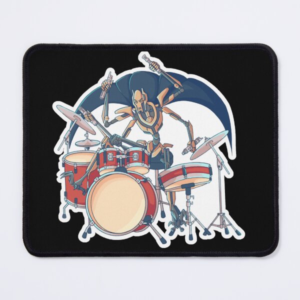 Item preview,  General Grievous Plays The Drums designed and sold by GeneAdams5.