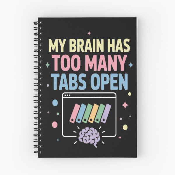 Item preview, Computer logo, Brain Has Too Many Tabs Open designed and sold by JustForYouGifts.