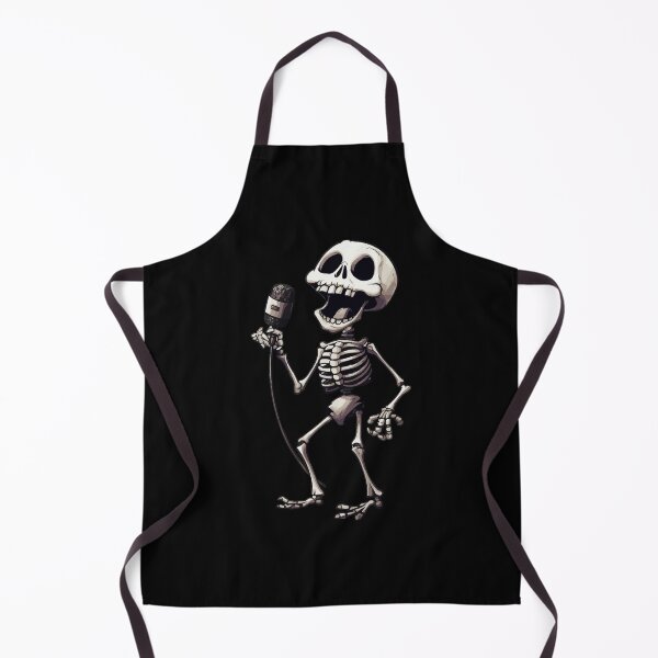Item preview, Funny Skeleton Singer – Cute Halloween Vibes designed and sold by CroesCreations.