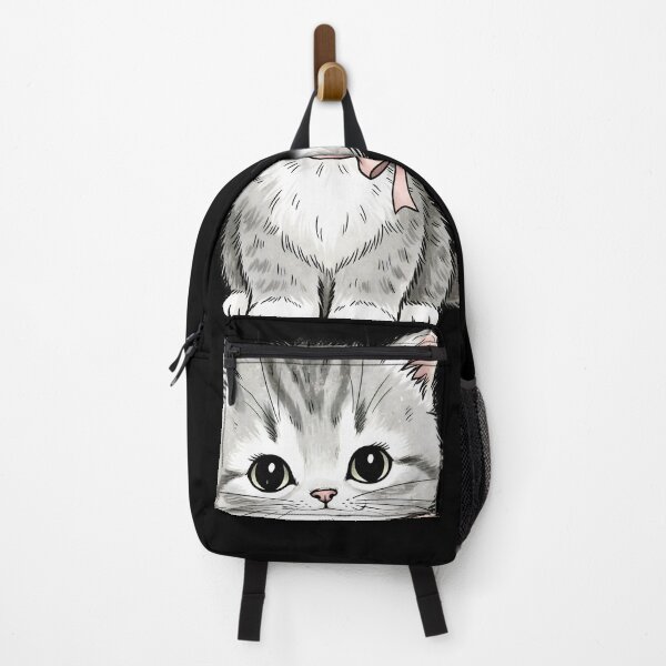 Item preview, Adorable Kitten Wearing Bow Vintage Sticker Design designed and sold by Imaginationbeyond.