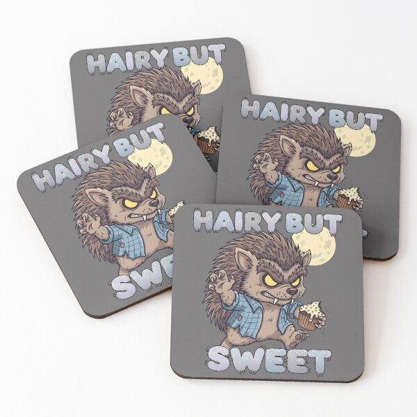 Item preview, Hairy But Sweet — Cute Halloween Werehedgehog designed and sold by Printed Mistakes.