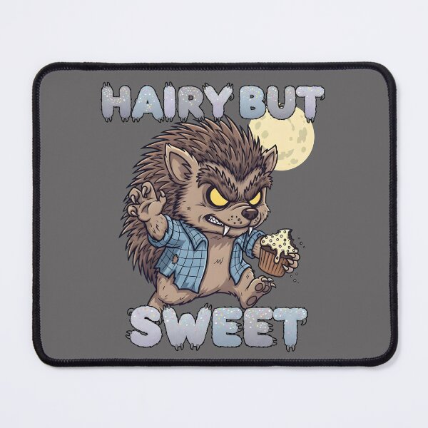 Item preview, Hairy But Sweet — Cute Halloween Werehedgehog designed and sold by Printed Mistakes.