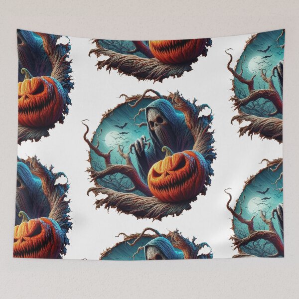 Item preview, Forest monster and scary pumpkin head designed and sold by MadinaFatt.