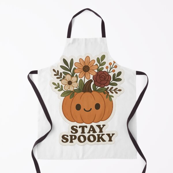 Item preview, Cute Halloween Floral Pumpkin Sticker | Stay Spooky Inspirational Design designed and sold by rahulshop22.