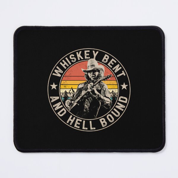 Item preview, 12 Outlaw Whiskey Hank Jr Vintage Fans Gifts designed and sold by TheresaHocken.