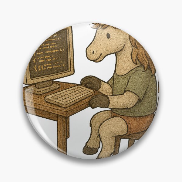 Item preview, Unicorn Programmer at the Computer designed and sold by photoparadise22.