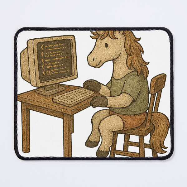 Item preview, Unicorn Programmer at the Computer designed and sold by photoparadise22.