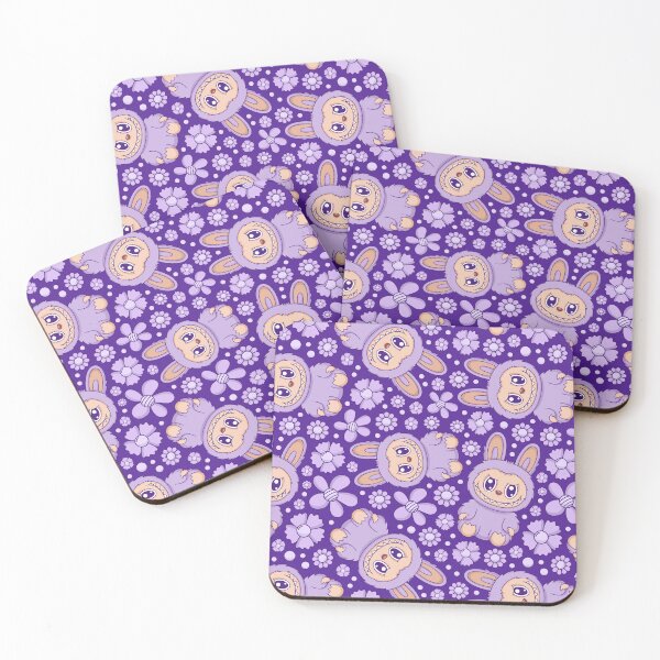 Item preview, Labubu Cute Monster Seamless Pattern designed and sold by Kubala Designs.