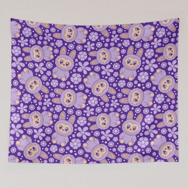 Item preview, Labubu Cute Monster Seamless Pattern designed and sold by Kubala Designs.