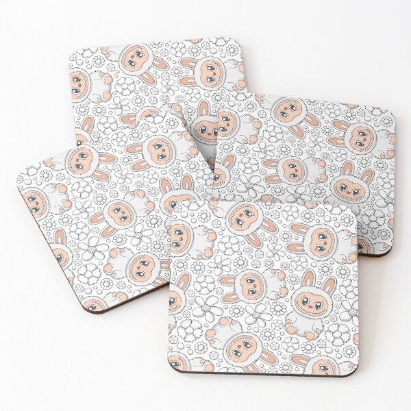 Item preview, Labubu Cute Monster Seamless Pattern designed and sold by Kubala Designs.