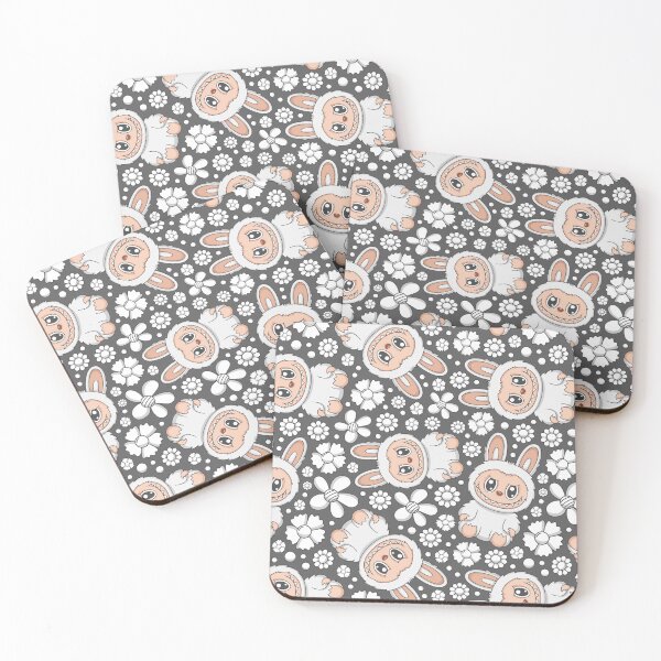 Item preview, Labubu Cute Monster Seamless Pattern designed and sold by Kubala Designs.