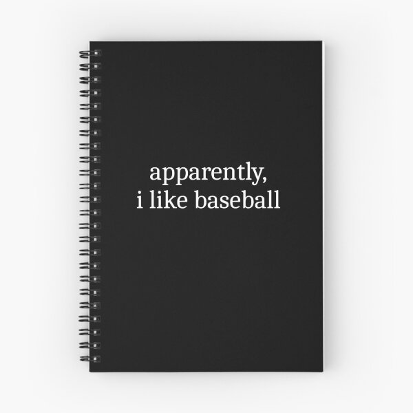 Item preview, Apparently, I Like Baseball designed and sold by Sleepy Cat Design.