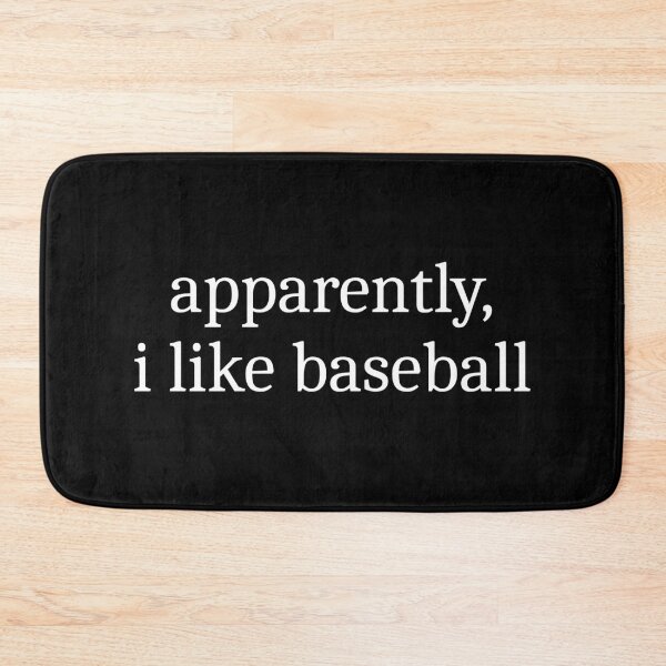 Item preview, Apparently, I Like Baseball designed and sold by Sleepy Cat Design.