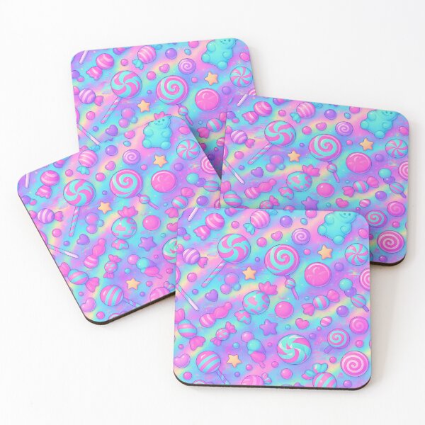 Item preview, Candycore Chaos Pastel Candy Pattern designed and sold by mindmadecrafts.
