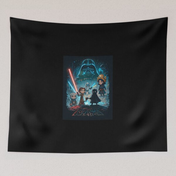 Item preview, Childrens Star Wars Cartoon Art Epic Scenes designed and sold by SergeGamelin.