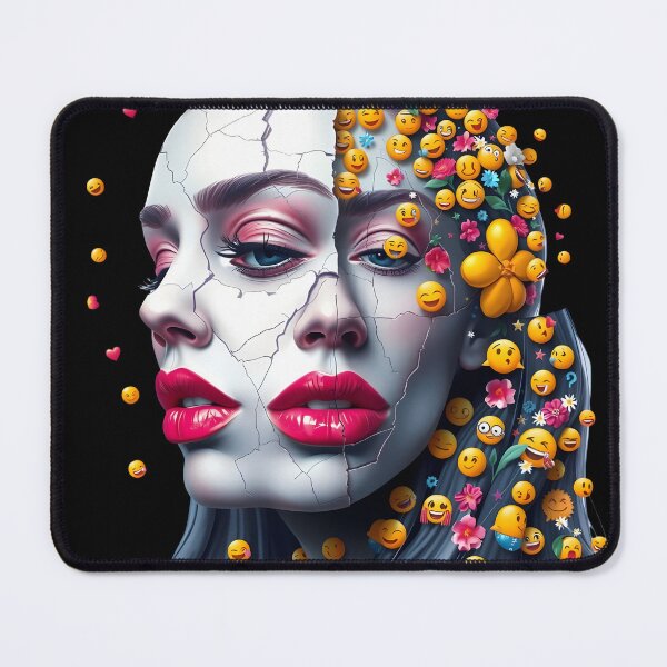 Item preview, Cracked Face, Emoji Soul designed and sold by mr-idrissi1.