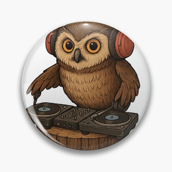 Artikelvorschau, DJ Owl Spinning Records entworfen und verkauft von photoparadise22.
