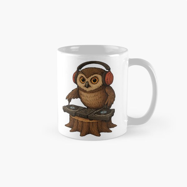 Item preview, DJ Owl Spinning Records designed and sold by photoparadise22.