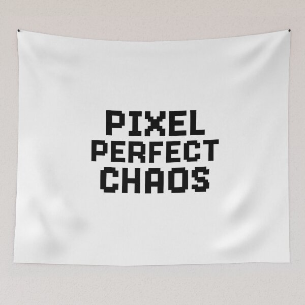 Item preview, Pixel Perfect Chaos Retro Gaming Design designed and sold by SlomianyPisarz.