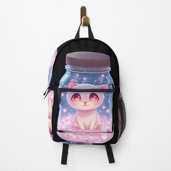 Item preview, Kawaii Cat in a Jar – Adorable Chibi Pastel designed and sold by SEBRYS.