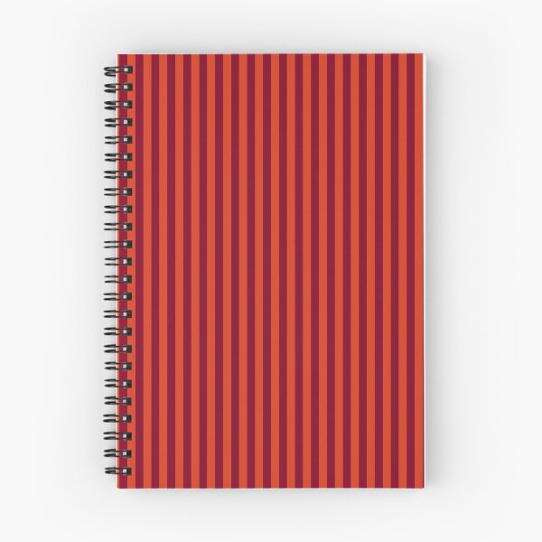 Item preview, Chocolate brown and tomato red stripes,striped pattern designed and sold by patterncrow.