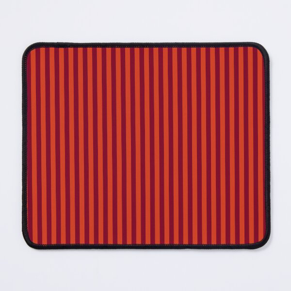 Item preview, Chocolate brown and tomato red stripes,striped pattern designed and sold by patterncrow.