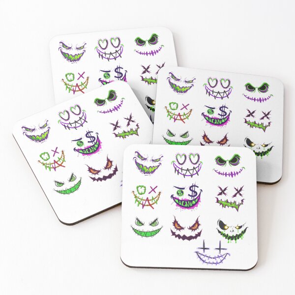 Item preview, Monster faces- spooky halloween design  designed and sold by cocomelon168.