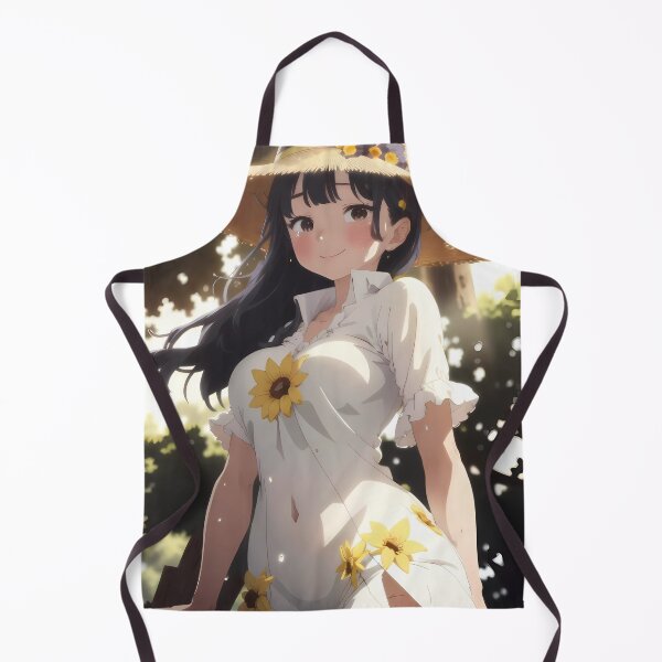 Item preview, Anna Yamada Sunflower Dress Summer Day Anime Girl designed and sold by GABRIELMURPHY.