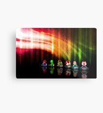 Super Mario Kart pixel art Metal Print
