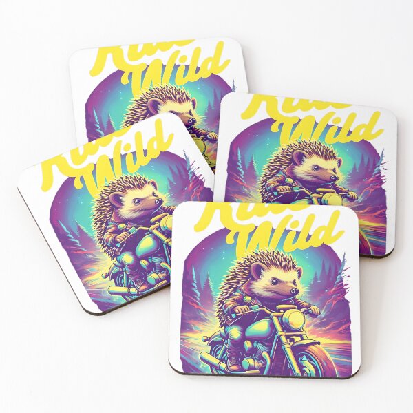 Item preview, Hedgehog Biker – Ride Wild designed and sold by FLARE.