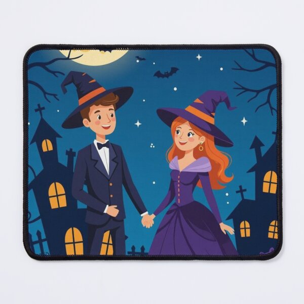 Item preview, Couple Welcoming Halloween Essential designed and sold by Sam-DesignMart.