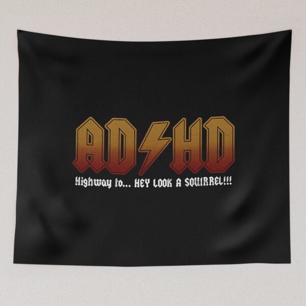 Item preview, Adhd Highway To Hey Look A Squirrel  Essential T-Shirt designed and sold by moldoigiriz.
