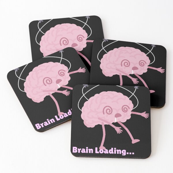 Item preview, Brain Loading… Please Wait – Funny Comic Doodle designed and sold by LOLmoods.