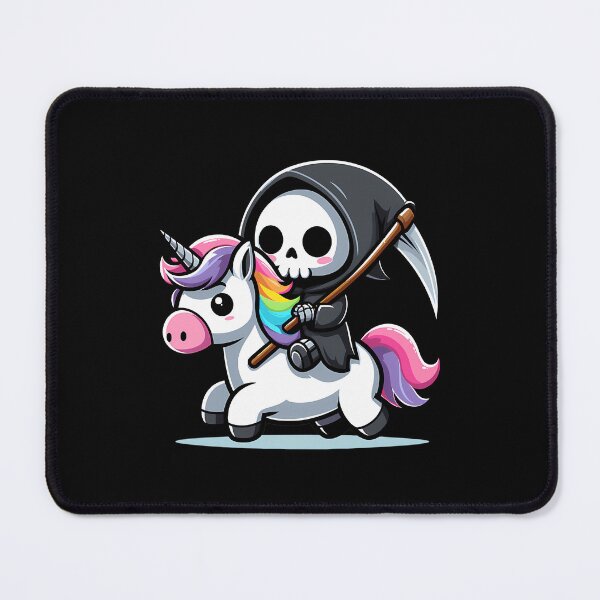 Item preview, Cute Reaper Riding Unicorn designed and sold by moldoigiriz.