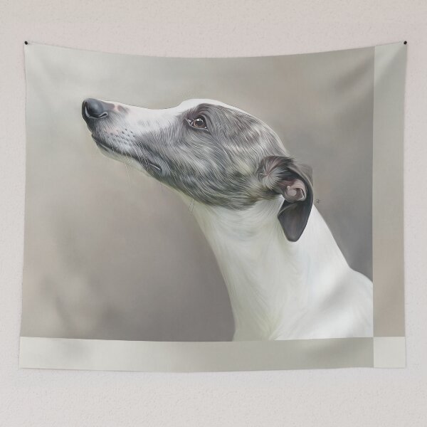 Item preview, Whippet in Profile designed and sold by Sally Fricker.