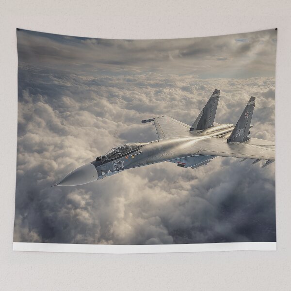 Item preview, Sukhoi Su-27 in Rolling Bank designed and sold by Skyframe Aviation.