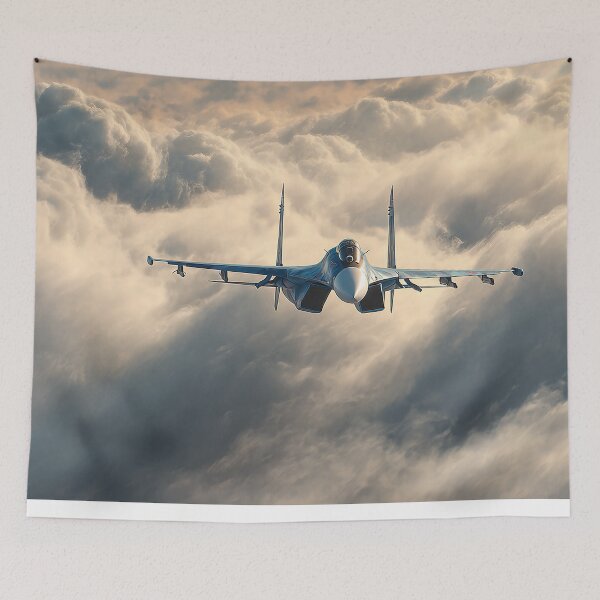 Item preview, Sukhoi Su-27 Wing Flash Over Clouds designed and sold by Skyframe Aviation.