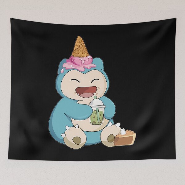 Item preview, Funny Cute Snorlax Cartoon Anime Memes designed and sold by rameltearia4738.