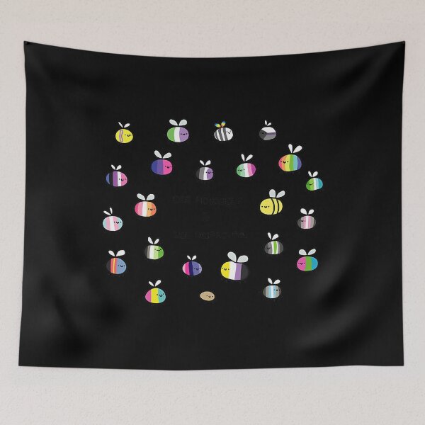 Item preview, Bee Yourself And Bee Respectful Pride Bees Variation designed and sold by kambriacasi.
