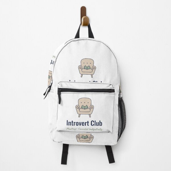 Item preview, Introvert Club Funny Minimalist Design – Witty Humor for Introverts designed and sold by FindYouByZ.