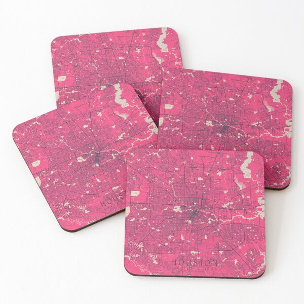 Item preview, Houston City Map of Texas, USA - Blossom designed and sold by deMAP.