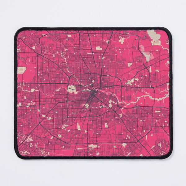 Item preview, Houston City Map of Texas, USA - Blossom designed and sold by deMAP.