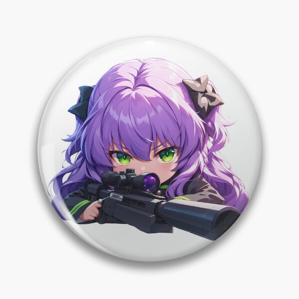 Item preview, Chibi Hiiragi Shinoa Seraph End sniper tactical kawaii designed and sold by GABRIELMURPHY.